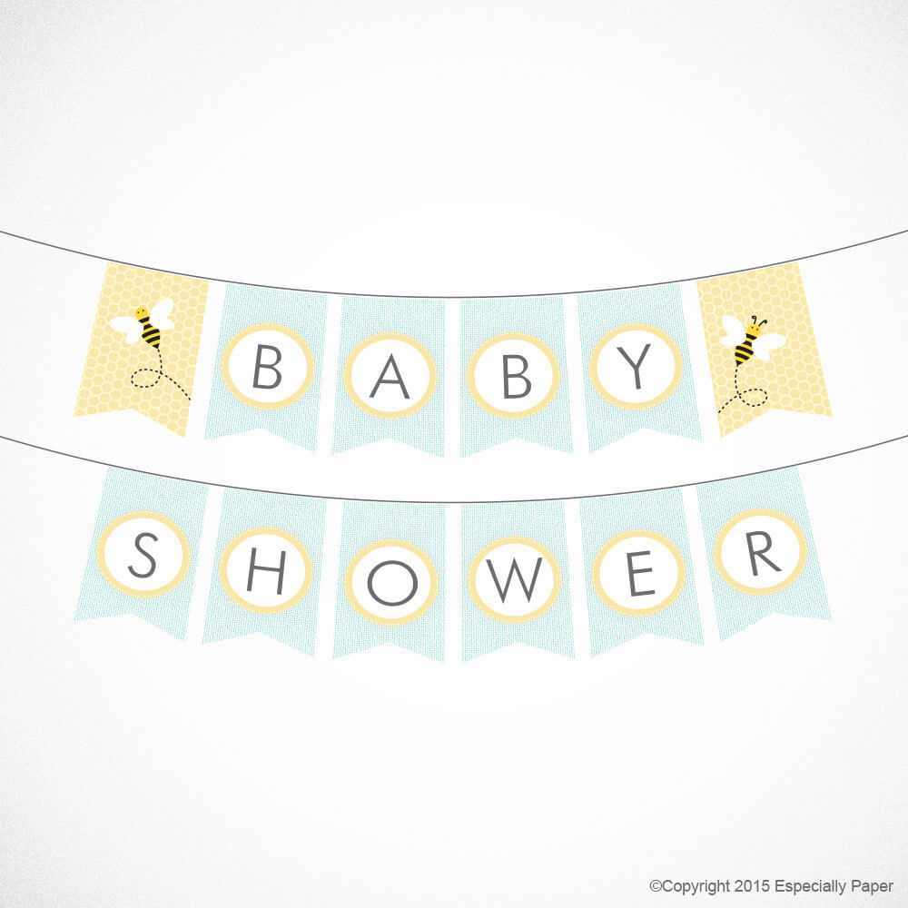 Lots Of Baby Shower Banner Ideas (+ Decorations) With Regard To Diy Baby Shower Banner Template