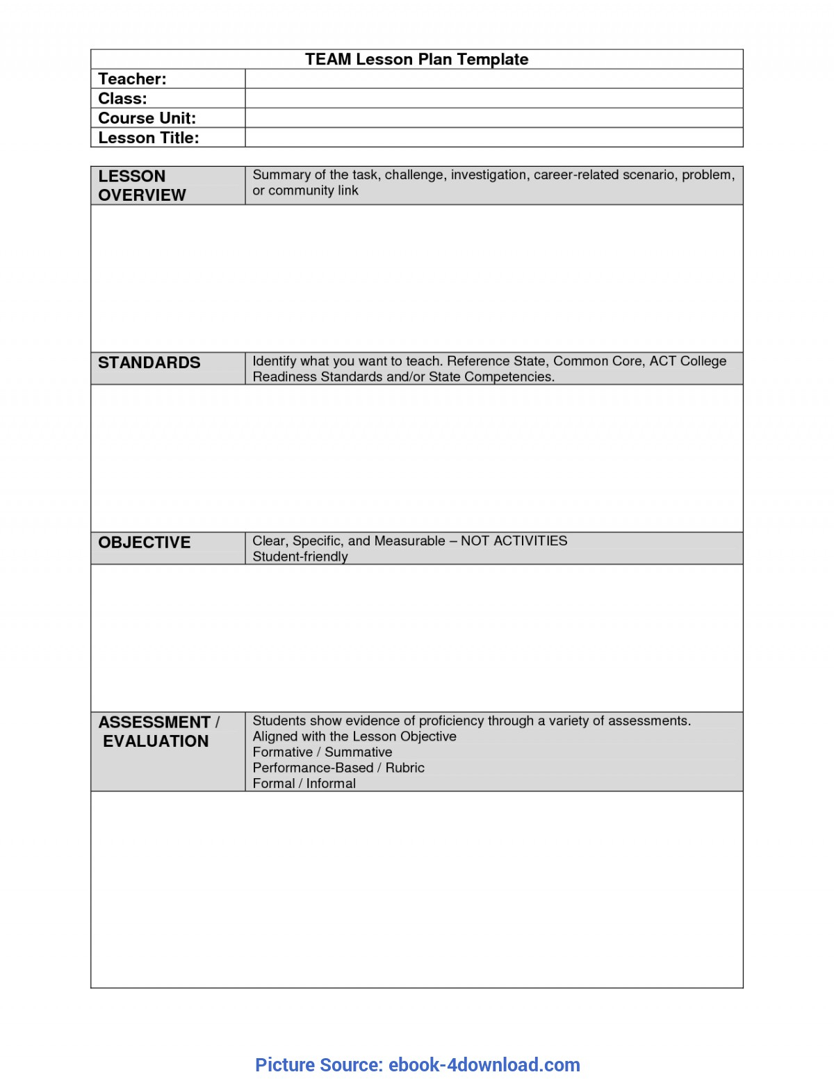 Madeline Hunter Lesson Plan Template Blank - Best Pertaining To Madeline Hunter Lesson Plan Blank Template