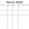 March 2020 Calendar, April 2020 Printable Calendar With Regard To Full Page Blank Calendar Template