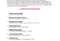 Market Research Report Format | Templates At throughout Research Report Sample Template