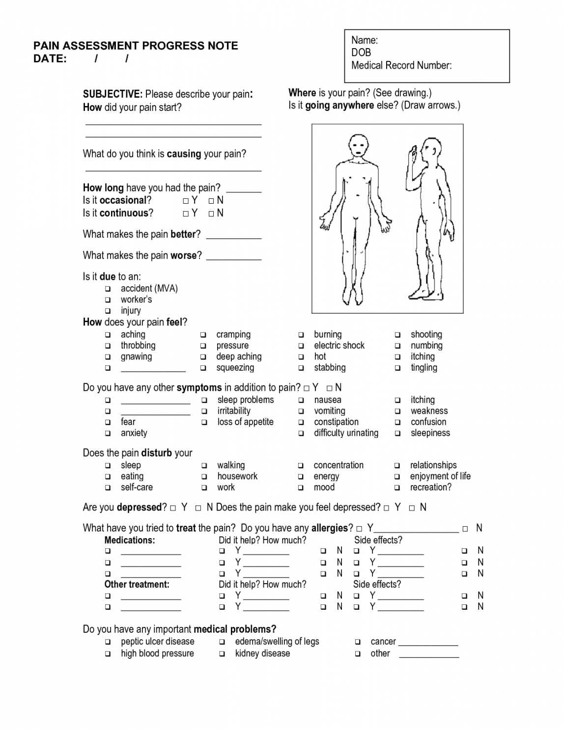 Massage Soap Notes Template Health Massage Therapy Soap Note Inside Soap Note Template Word