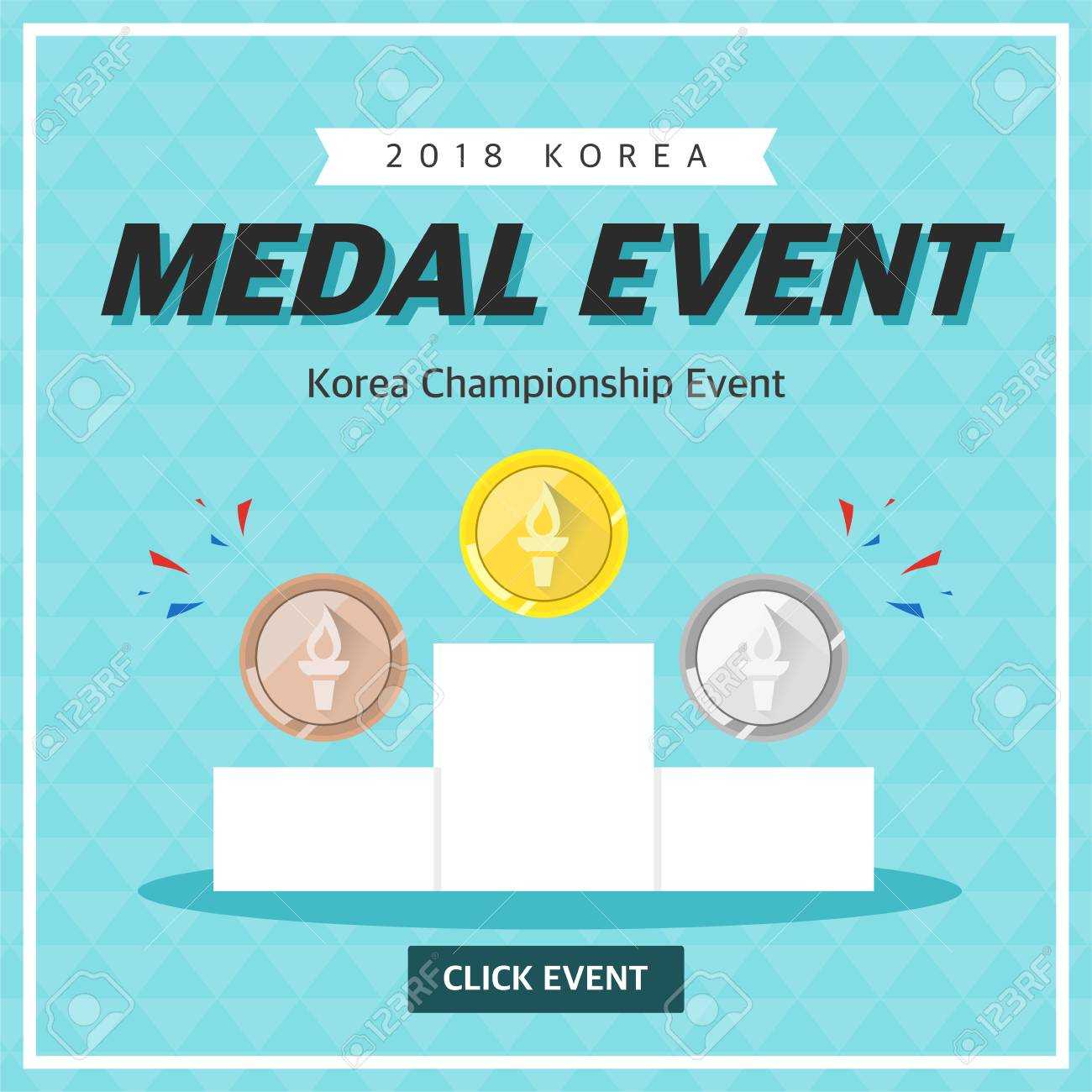 Medal Event Banner Template With Event Banner Template