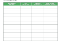Medication List Form Template - Karati.ald2014 for Blank Medication List Templates
