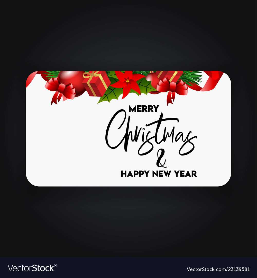 Merry Christmas 2019 Banner Template With Merry Christmas Banner Template