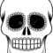 Mexican Sugar Skull Template Stock Vector – Illustration Of With Regard To Blank Sugar Skull Template