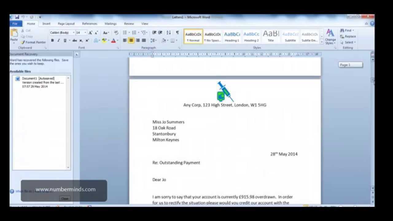 Microsoft Word 2010 – How To Do A Mail Merge And Format Fields In How To Create A Mail Merge Template In Word 2010