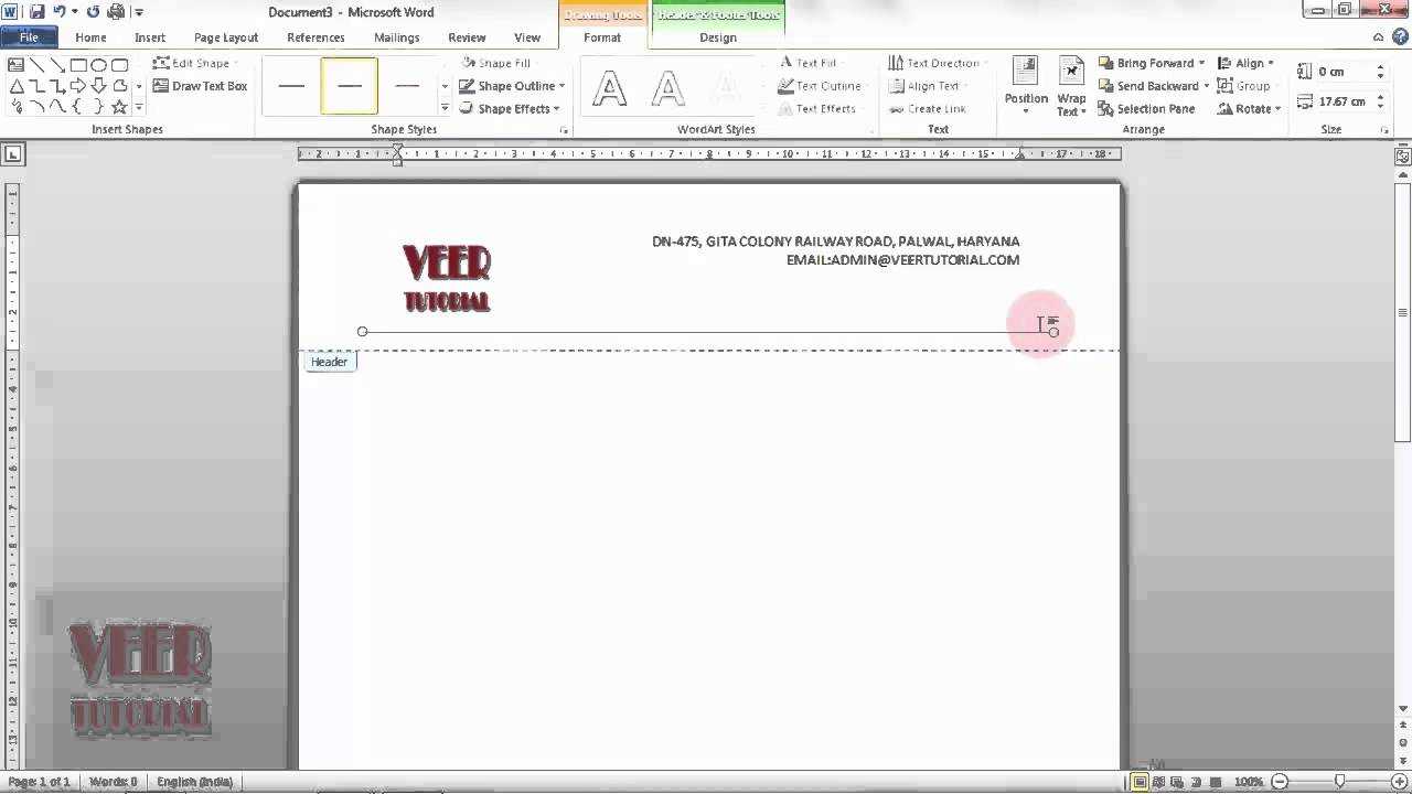 Microsoft Word Header Templates – Barati.ald2014 For Header Templates For Word