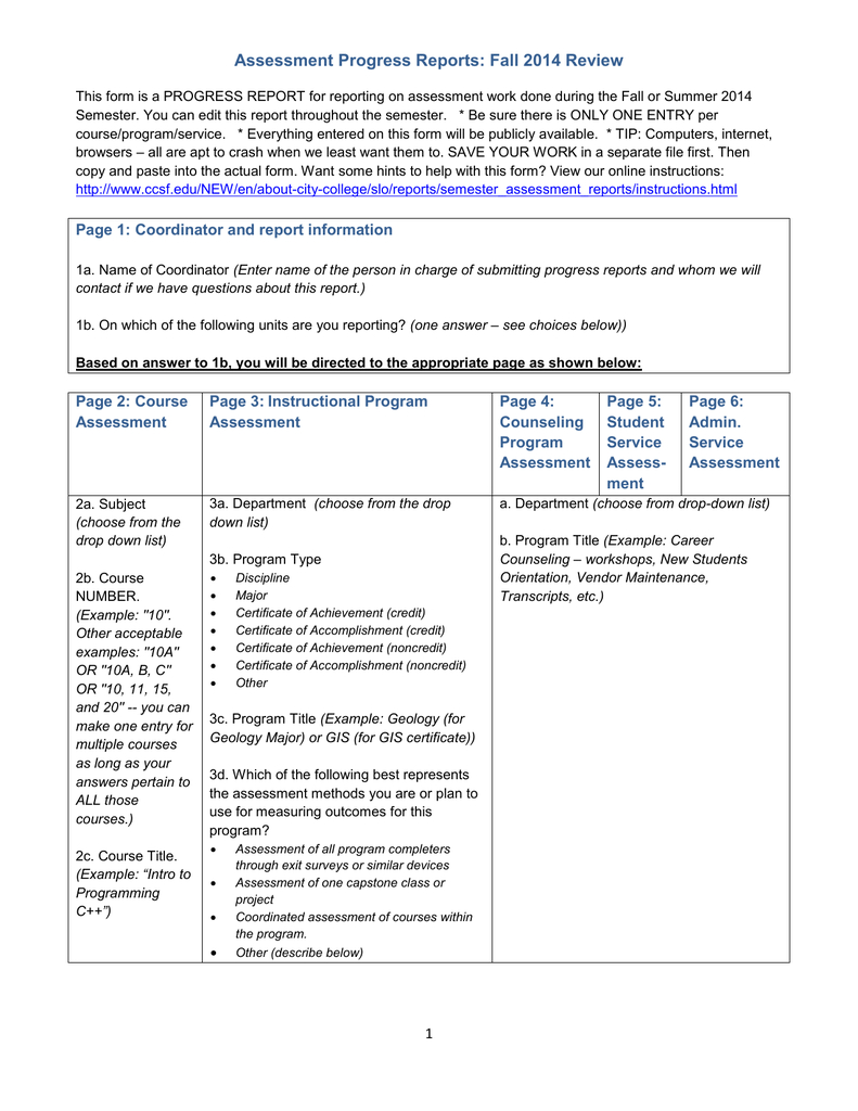 Microsoft Word Transcription Of Blank Reporting Form For Summer School Progress Report Template