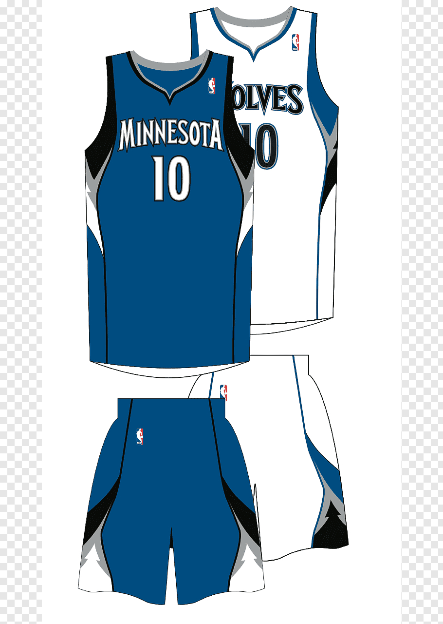 Minnesota Timberwolves Utah Jazz Los Angeles Clippers Jersey In Blank Basketball Uniform Template