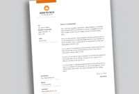 Modern Letterhead Template In Microsoft Word Free - Used To Tech pertaining to Word Stationery Template Free