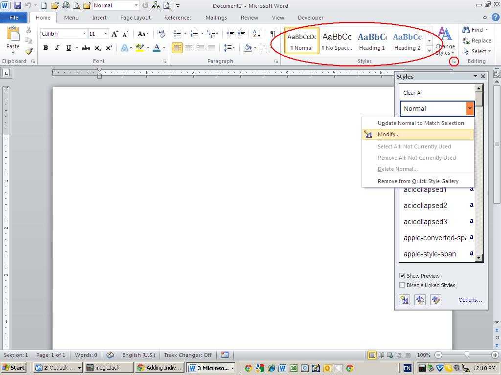 Modify A Style At The Template Level – Techrepublic With Regard To How To Save A Template In Word