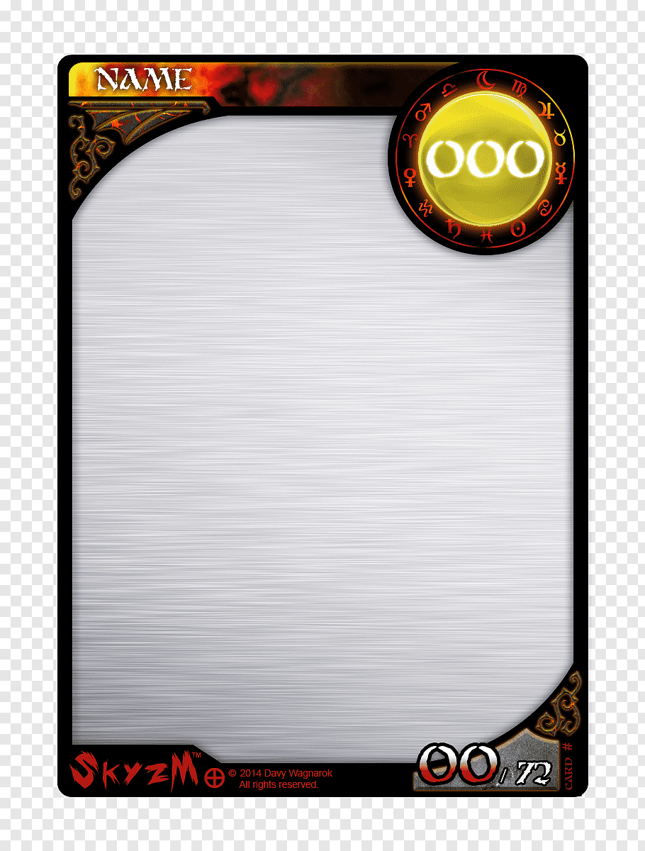 Multicolored Game Card Template, Template Collectable Intended For Blank Magic Card Template