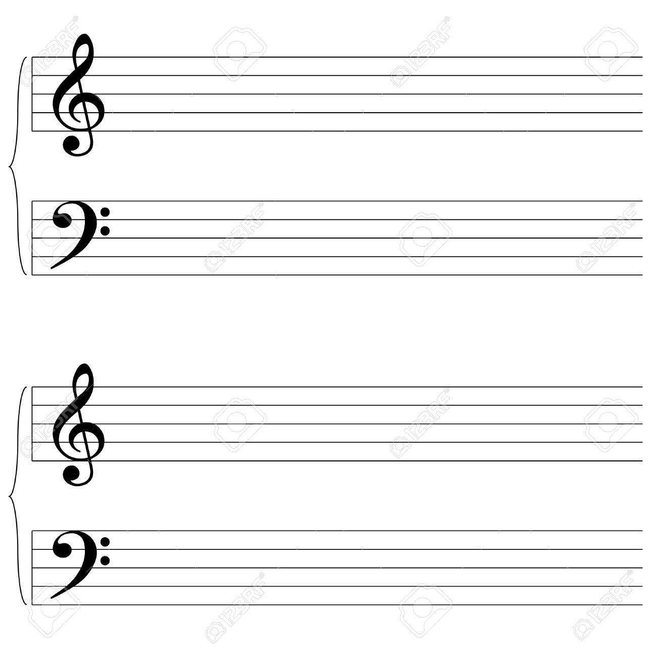  Blank Sheet Music Template For Word Professional Plan Templates
