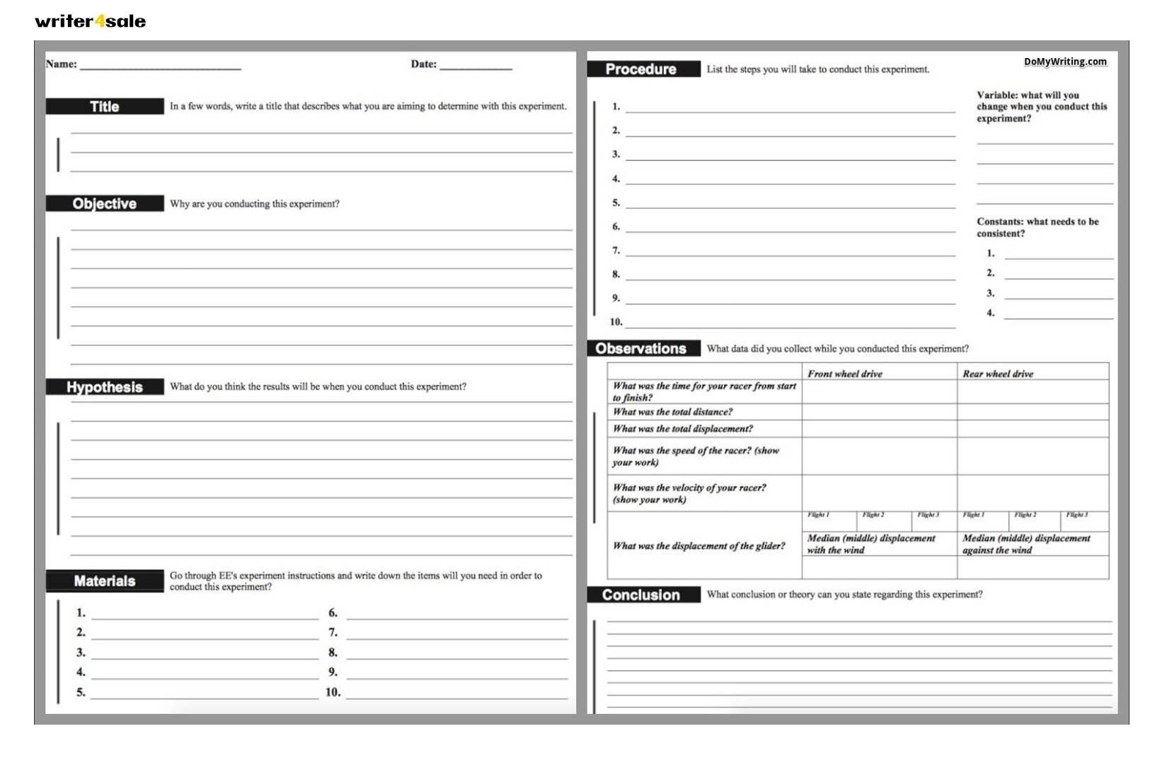 Need Assistance With A Lab Report? Here Are The Best Tips With Lab Report Template Middle School