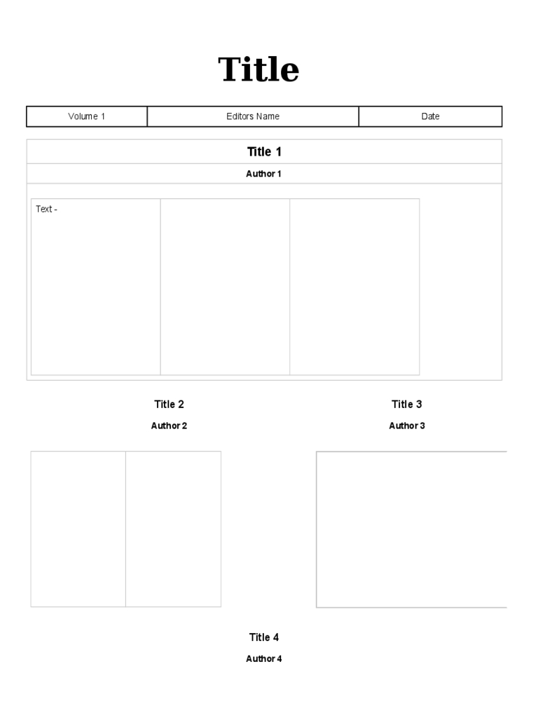 Newspaper Template - 7 Free Templates In Pdf, Word, Excel With Blank Newspaper Template For Word