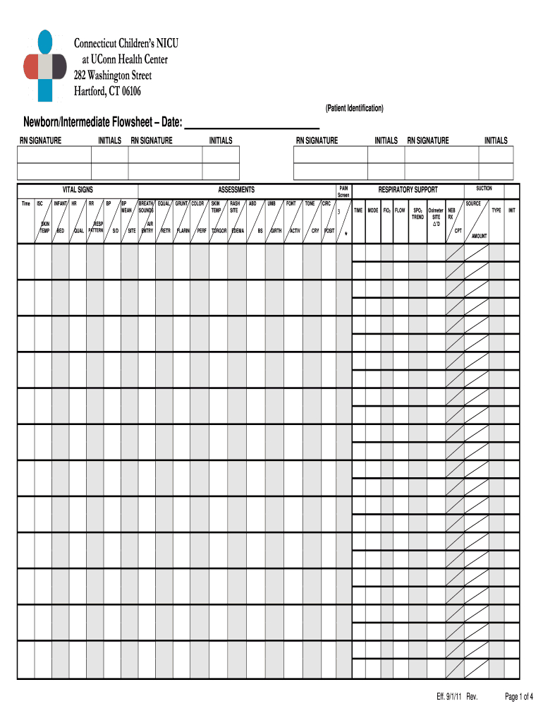 Nicu Report Sheet – Fill Out And Sign Printable Pdf Template | Signnow Pertaining To Nursing Report Sheet Template