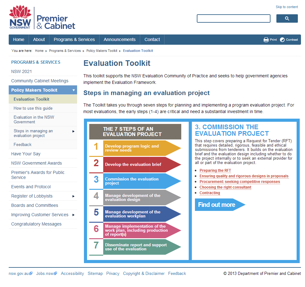 Nsw Government Evaluation Toolkit | Better Evaluation With Regard To Website Evaluation Report Template