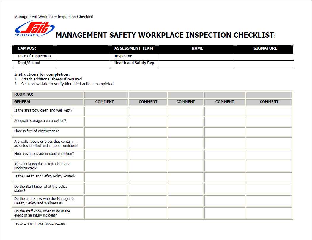 Ohs Monthly Report Template Audit Safety Checklist Throughout Ohs Monthly Report Template