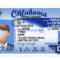 Oklahoma Driver License Template Pertaining To Blank Drivers License Template
