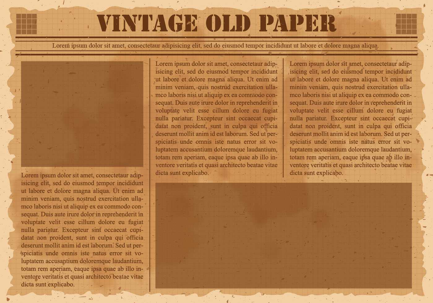 Old Newspaper Free Vector Art – (1,682 Free Downloads) Inside Old Newspaper Template Word Free