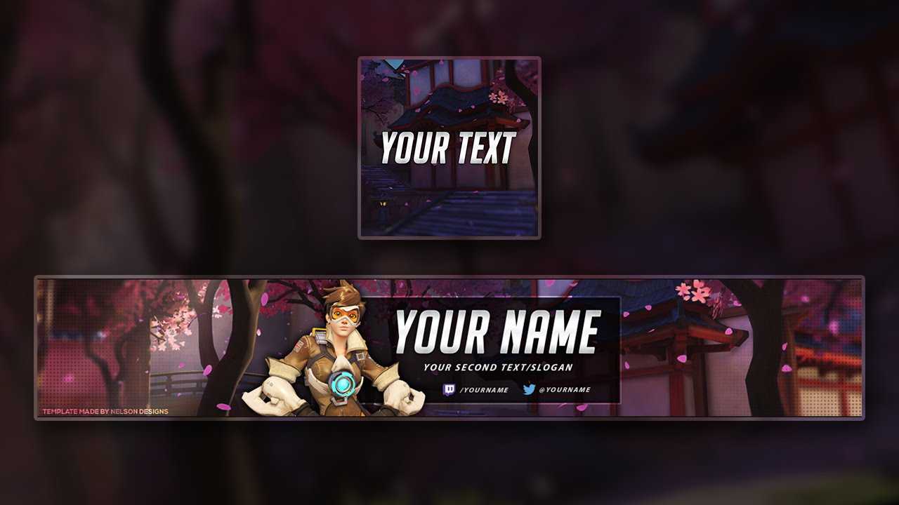 Overwatch Youtube Banner Template – Tristan Nelson Intended For Adobe Photoshop Banner Templates