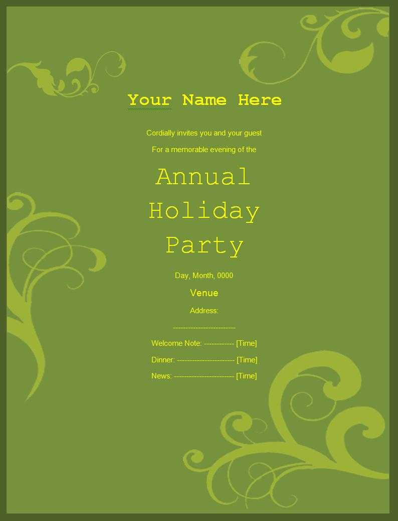 Party Invitation Templates | Free Printable Word Templates, With Free Dinner Invitation Templates For Word