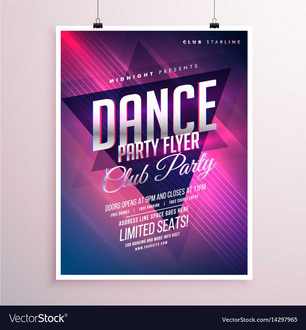 Party Poster Template – Barati.ald2014 In Dance Flyer Template Word