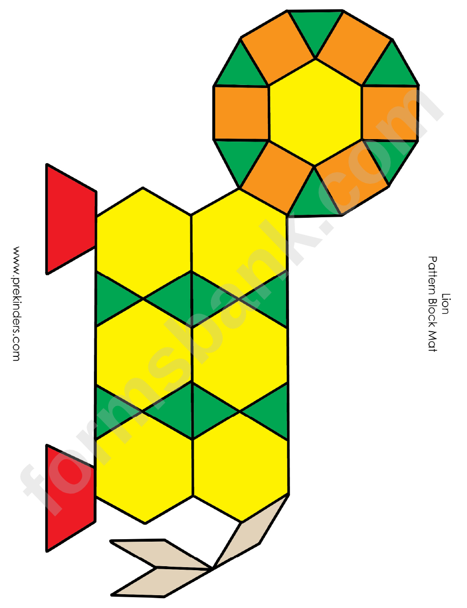 Pattern Block Templates Pdf – Karati.ald2014 Inside Blank Pattern Block Templates