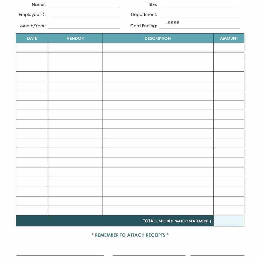 production expense report template