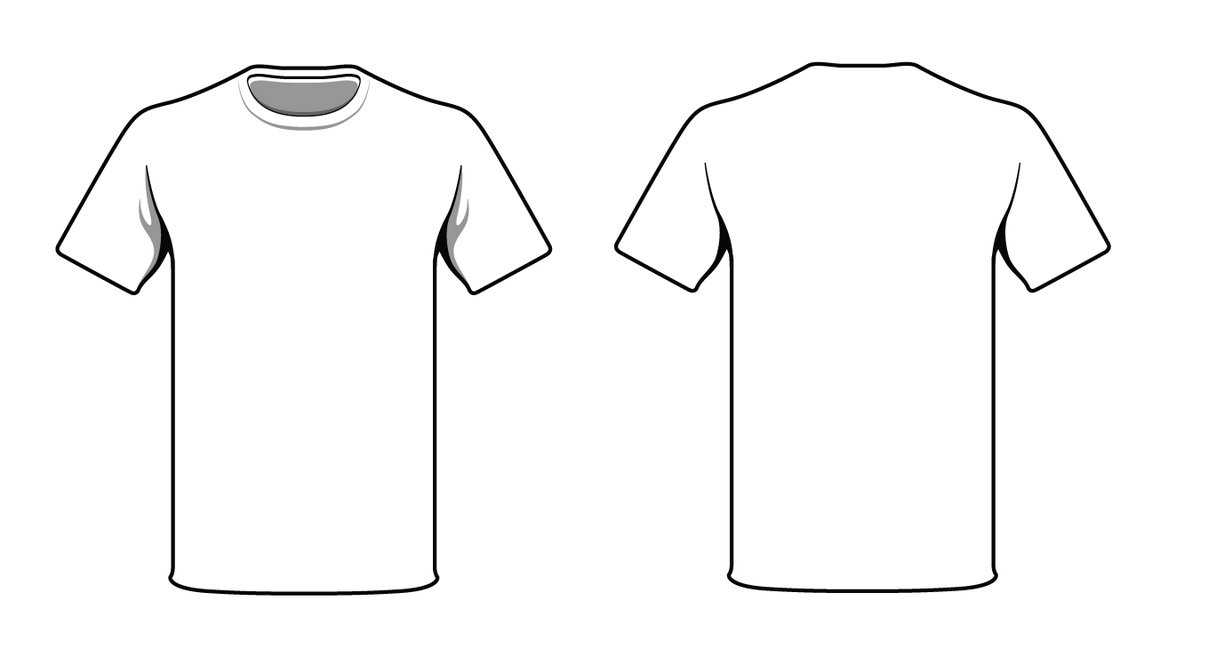 Plain White T Shirt Clipart With Regard To Printable Blank Tshirt Template