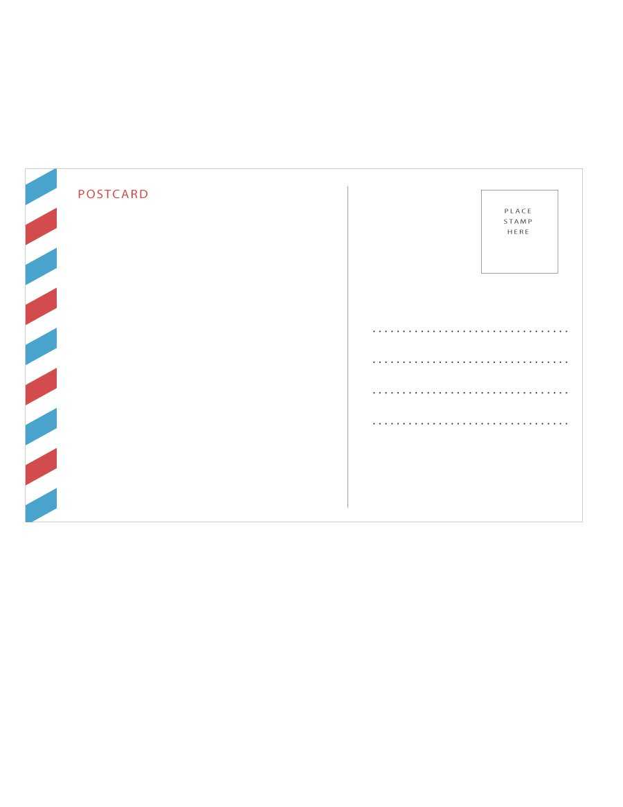 Postcard Template Word – Karati.ald2014 Inside Microsoft Word 4X6 Postcard Template