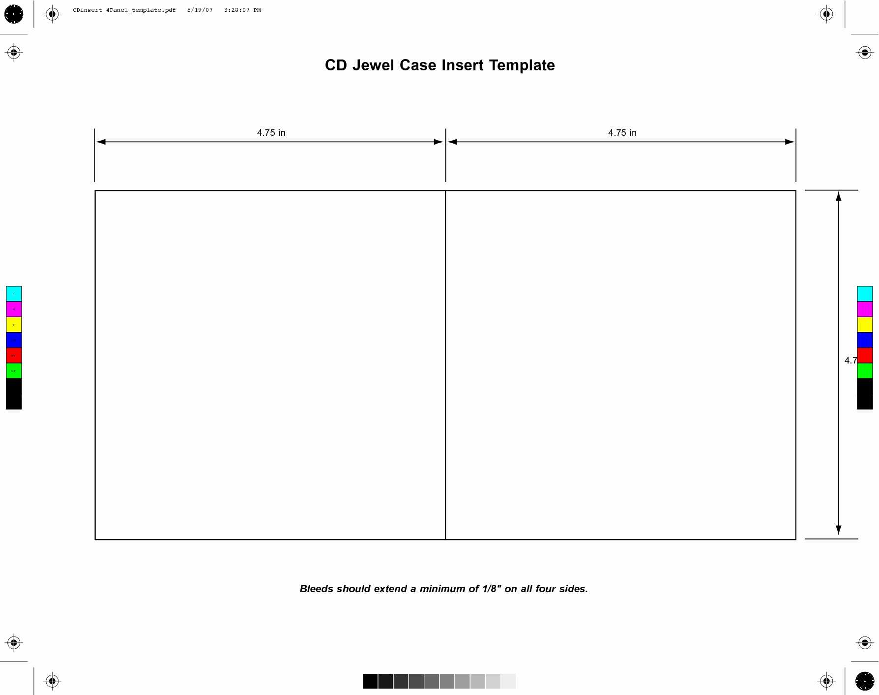 Printable Cd Sleeve Template – Karan.ald2014 Throughout Blank Cd Template Word