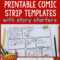 Printable Comic Strip Templates With Story Starters – Frugal Inside Printable Blank Comic Strip Template For Kids