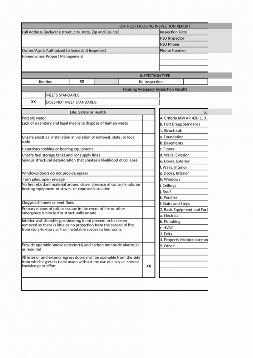 Printable Home Inspection Report Template Elegant 2018 Home Pertaining To Ar Report Template
