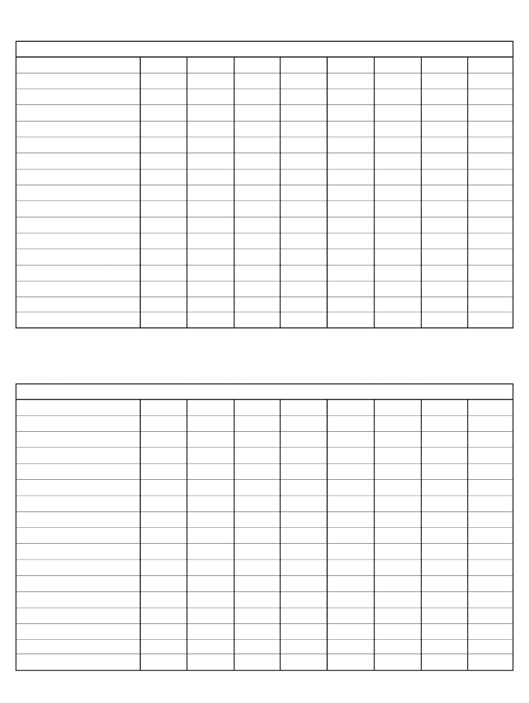 Printable Ledger Sheets – Fill Out And Sign Printable Pdf Template | Signnow With Regard To Blank Ledger Template