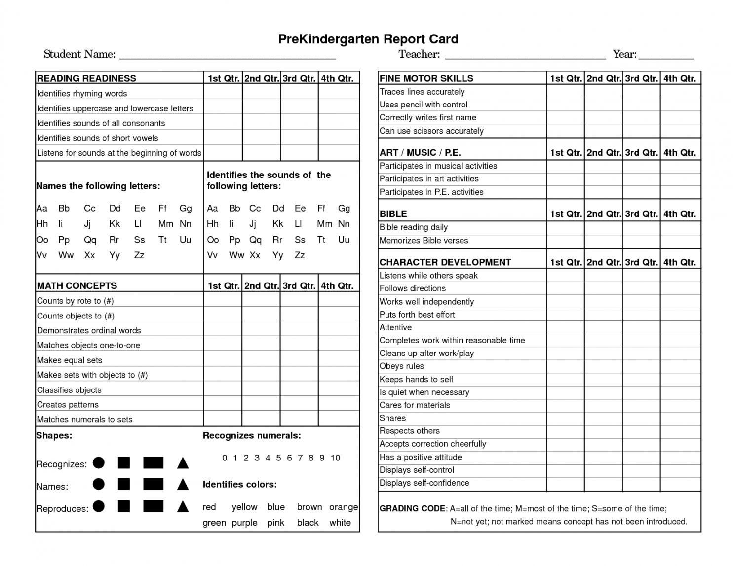 Printable Preschool Progress Report Template Childcare Throughout Preschool Weekly Report Template