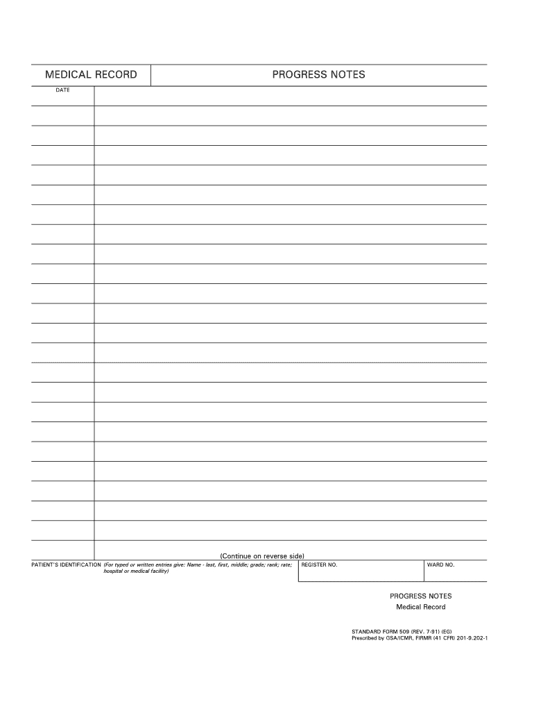 Printable Progress Notes Template – Fill Online, Printable In Blank Soap Note Template