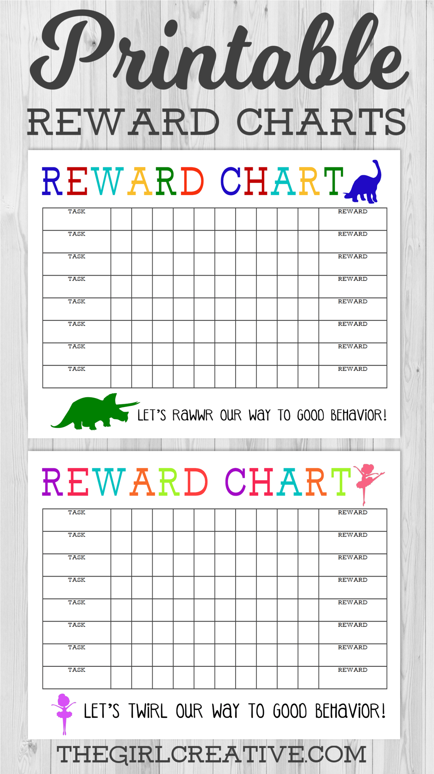 Printable Reward Chart In Blank Reward Chart Template