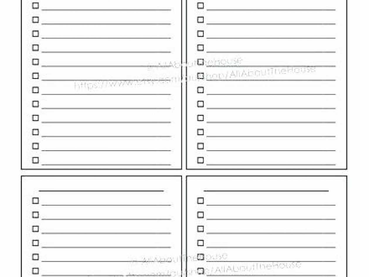 Printable To Do List Templates In Blank Checklist Template Word