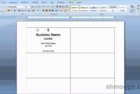 Printing Business Cards In Word | Video Tutorial in Plain Business Card Template Microsoft Word