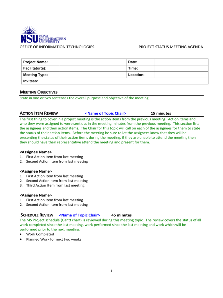 Project Meeting Agenda Template – 2 Free Templates In Pdf In Free Meeting Agenda Templates For Word