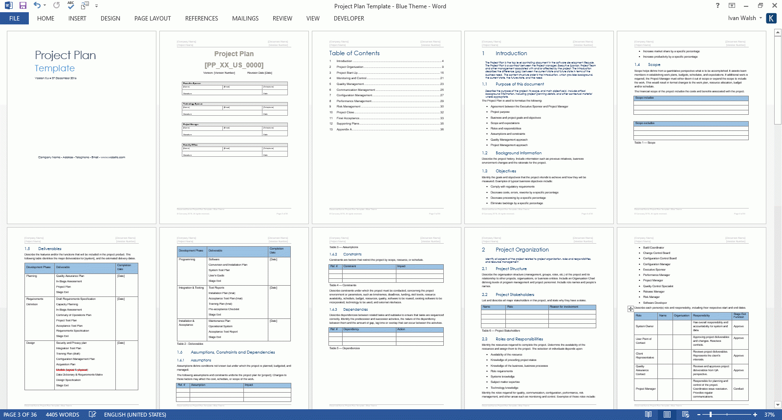 Project Plan Templates – Ms Word + 10 X Excels Spreadsheets Pertaining To Ms Word Templates For Project Report