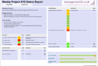 Project Summary On A Page Status Template: Single Page Report regarding One Page Status Report Template