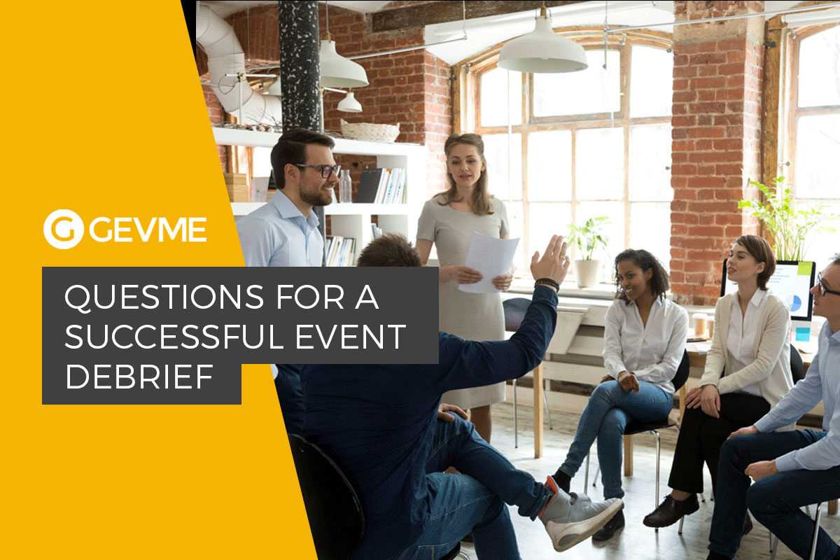 Questions For A Successful Event Debrief – Gevme Blog With Event Debrief Report Template