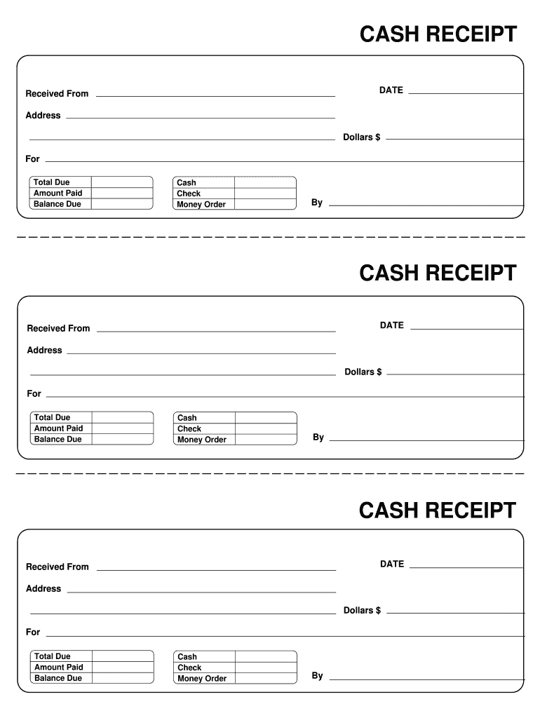 Receipt Template – Fill Out And Sign Printable Pdf Template | Signnow Throughout Blank Money Order Template