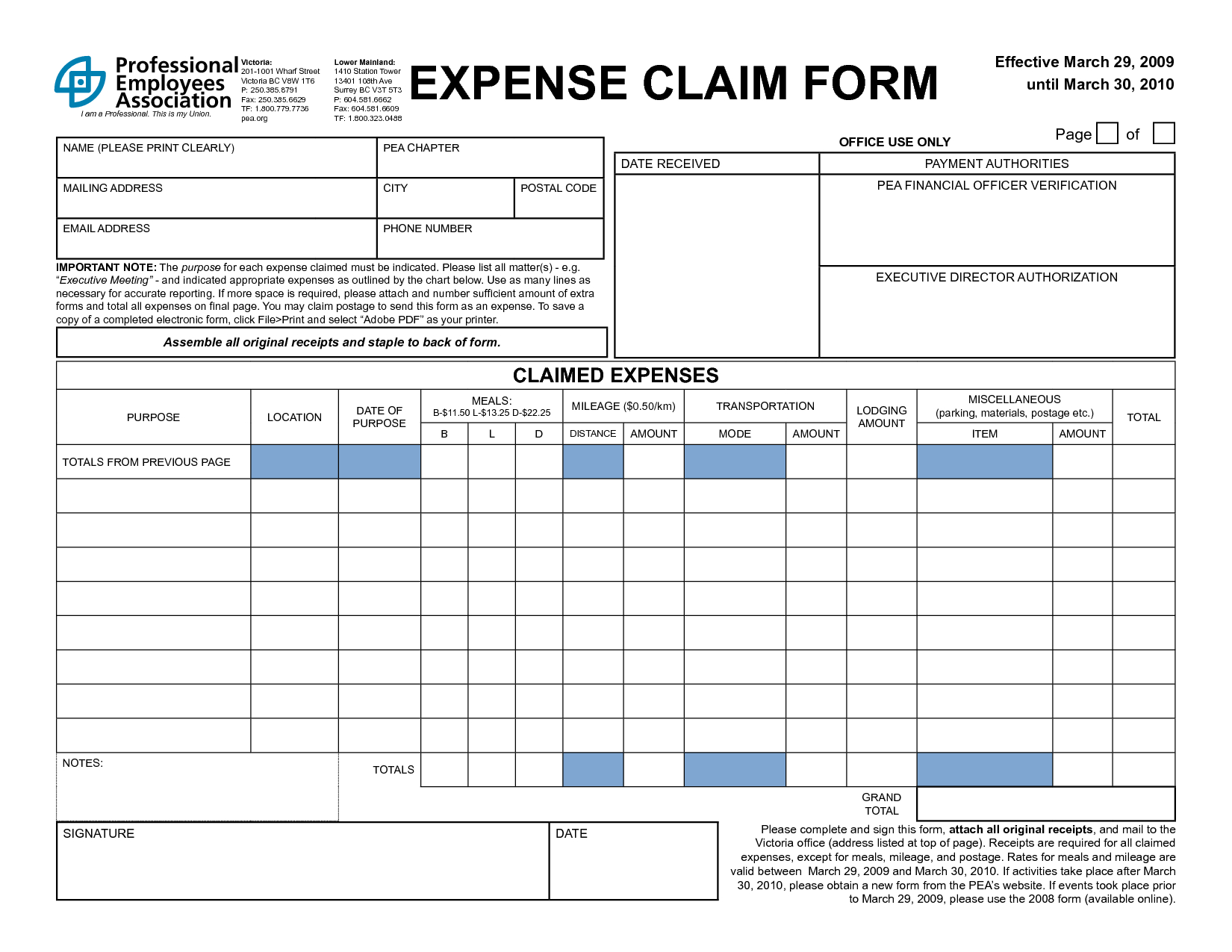 Reimbursement Form And Templates For Your Inspirations Inside Reimbursement Form Template Word