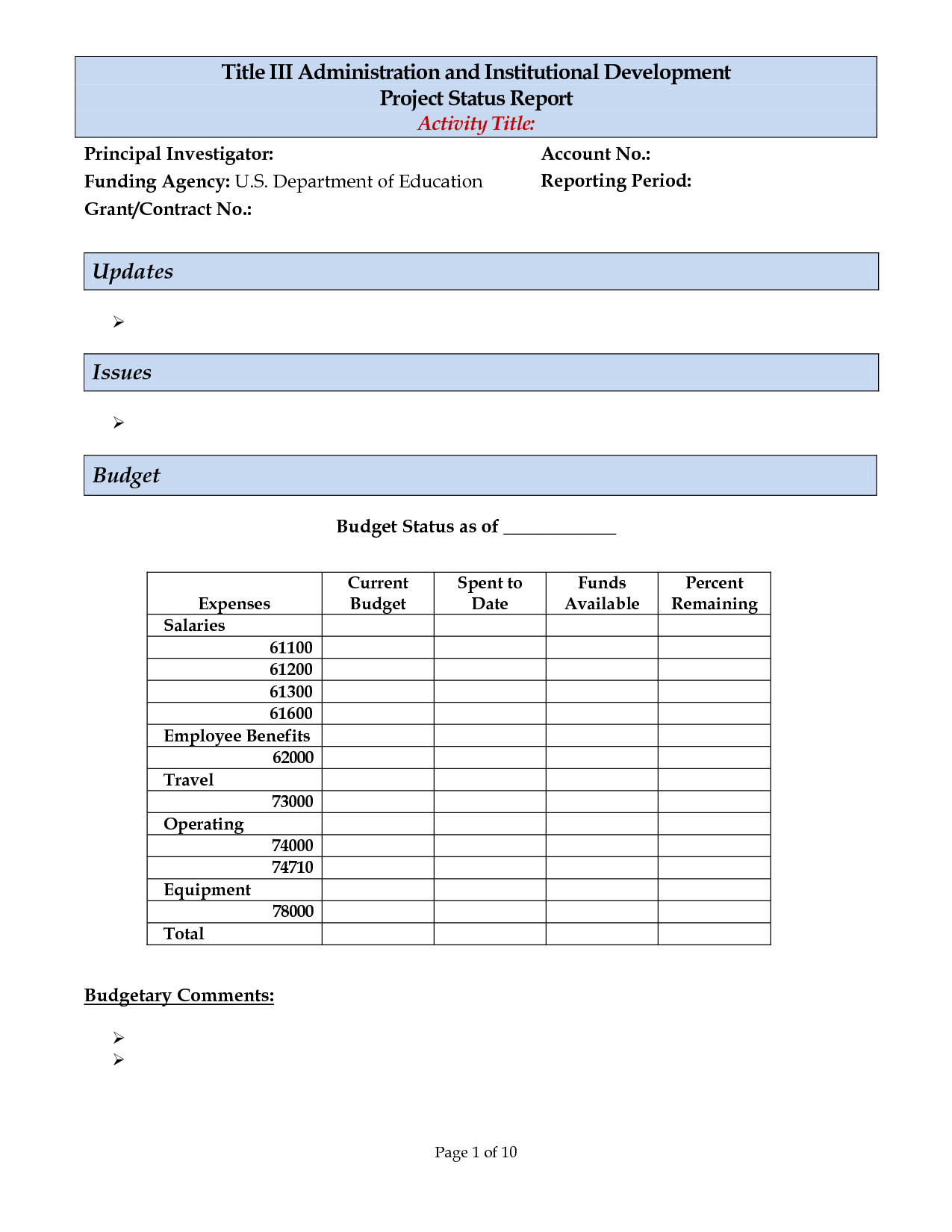 Replacethis] Monthly Project Status Report Template Designed Throughout How To Write A Monthly Report Template