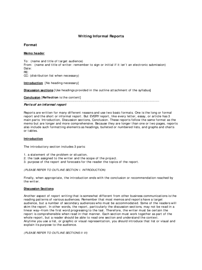 Report Writing Format – 3 Free Templates In Pdf, Word, Excel Within Report Writing Template Download