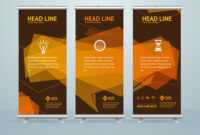 Roll Up Banner Stand Design Template for Retractable Banner Design Templates