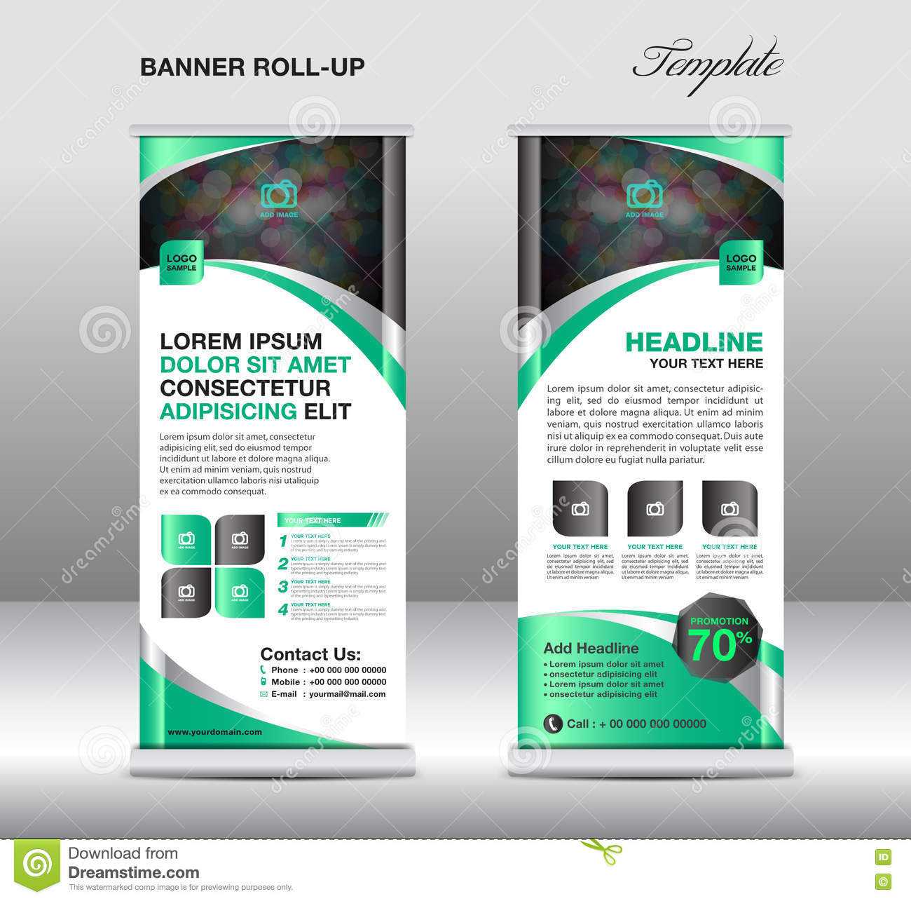 Roll Up Banner Stand Template, Stand Design,banner Template Intended For Banner Stand Design Templates